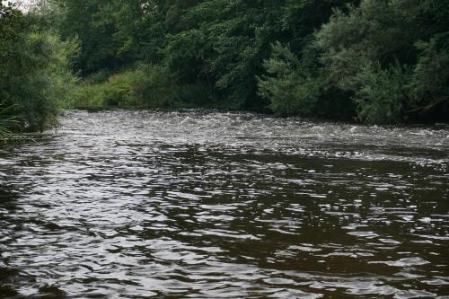 Rapids behind Telgte near the natural reserver of Klatenberge.