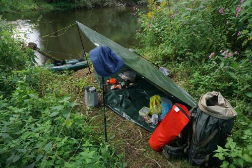 My camp for the first night.