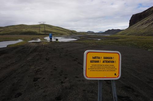 First a warning about quicksand and now another warning about the river itself.